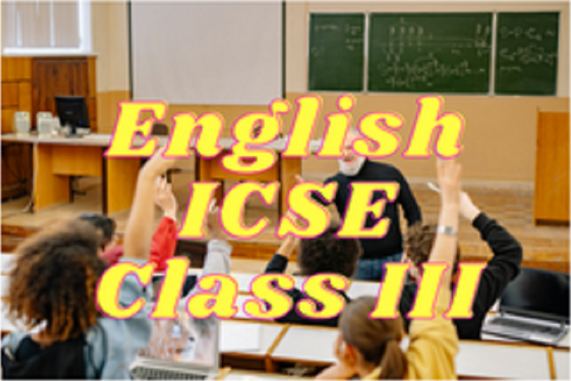 English (ICSE) - Class III
